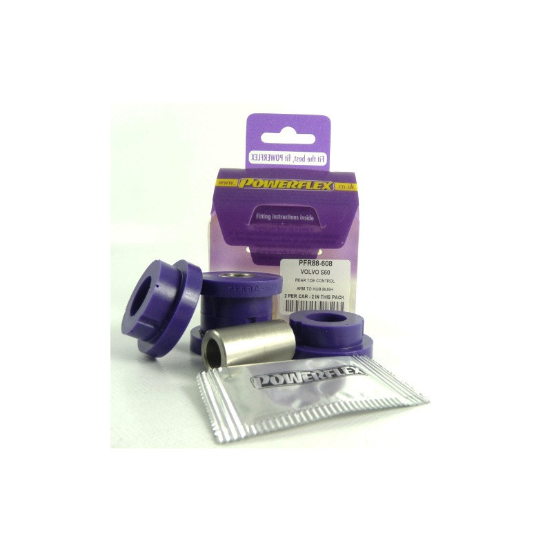 Silent Bloc Powerflex Braço Traseiro no Trem Volvo S60 (2001-2009), V70-Mk2, S80-Mk1 (2000-2007)Array