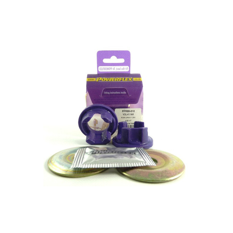 Silent Bloc Powerflex Kit Inserção Antebraço Ligação Superior Traseira Volvo S60 (2001-2009), V70-Mk2, S80-Mk1 (2000-2007)Array