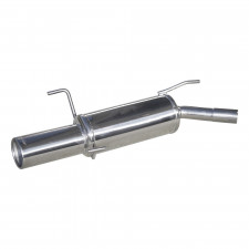 Escape Inoxcar Silencioso Traseiro 1X102 OPEL CORSA C 1.2 16V (75HP) 2000-2003 diam 45