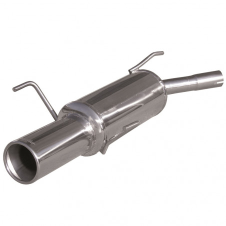 Escape Inoxcar Silenciador Traseiro 1X102 OPEL CORSA C 1.4 16V (90HP) 2000-2003 diam 45