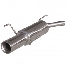 Escape Inoxcar Silencioso Trasero 1X102 OPEL CORSA C 1.4 16V (90CV) Restyling 2004-2006 diám 45