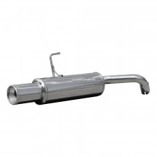 Escape Inoxcar Silencioso Trasero 1X102 RENAULT CLIO 2 RS 2.0 fase 2 (172CV) 2002-2003 diám 54