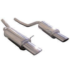 Escape Inoxcar Silencioso Trasero 1X120X80 derecha+izquierda AUDI A6 (Tipo 4B) RS6 4.2i V8 (450CV) 2002-2004