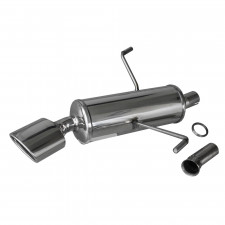 Escape Inoxcar Silencioso Trasero 1X120X80 PEUGEOT 206 SW 1.6 16V (110CV) después de 2002