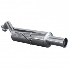 Escape Inoxcar Silencioso Trasero 1X76 Retrà² Style RENAULT CLIO 2 RS 2.0 fase 2 (172CV) 2002-2003 diám 54