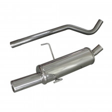 Escape Inoxcar Silencioso Traseiro 1X80 FIAT PUNTO (Tipo 188) 1.8 16V HGT (131CV) 1999-2003 diam 50