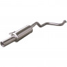 Escape Inoxcar Silencioso Traseiro 1X80 FIAT UNO TURBO 1988-1993 diam 50