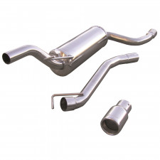 Escape Inoxcar Silencioso Trasero 1X80 FORD FOCUS 1° serie 1.8 TDCi (100CV) 1999-2004 diám 55