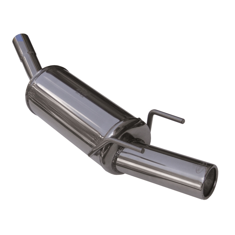 Escape Inoxcar Silencioso Traseiro 1X80 OPEL CORSA B 1.4 (82hp-90hp) 1993-2000 diam 45Array