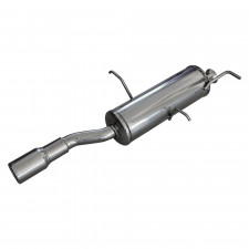 Escape Inoxcar Silencioso Trasero 1X80 PEUGEOT 306 2.0 16V CABRIO (133CV) después de 1997
