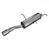 Escape Inoxcar Silencioso Trasero 1X80 PEUGEOT 306 2.0 16V CABRIO (133CV) después de 1997
