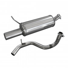 Escape Inoxcar Silencioso Trasero 1X80 VOLKSWAGEN GOLF 4 1.8 20V (125CV) 1997-2003 diám 50