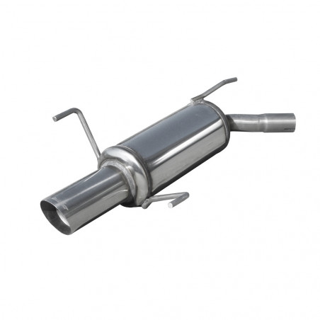 Escape Inoxcar Silencioso Trasero 1X90 RALLY OPEL CORSA C 1.4 16V (90CV) Restyling 2004-2006 diám 45