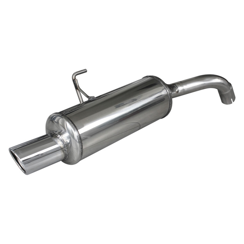 Escape Inoxcar Silenciador Traseiro 1X90 X-RACE RENAULT CLIO 2 RS 2.0 phase1 (17HP) 2000-2001 diam 54Array