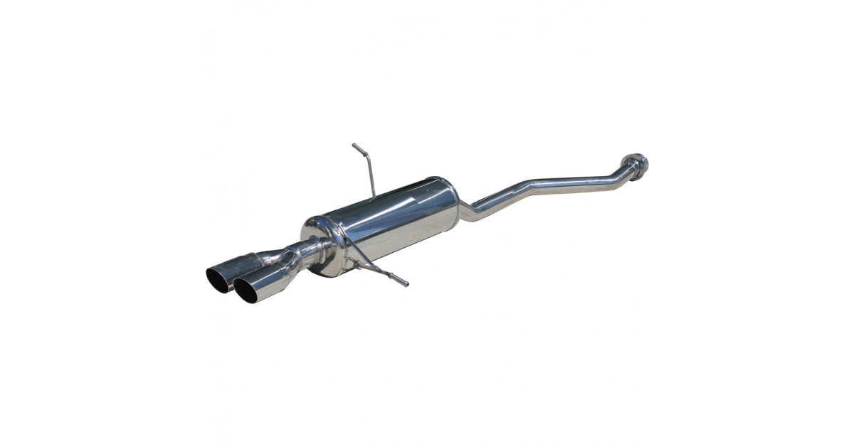 Escape Inoxcar Silencioso Trasero 2X60 RACING BMW Z3 Roadster 1.9 (140CV) 1995-1999