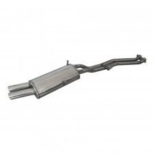 Escape Inoxcar Silencioso Trasero 2X70 RACING BMW E30 325i - 325iX