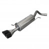 Inoxcar Silent Rear Exhaust 2X80 X-RACE BLACK EDITION VOLKSWAGEN POLO (tipo 6C) 1.8 GTi (192hp) após 2015 diam 55
