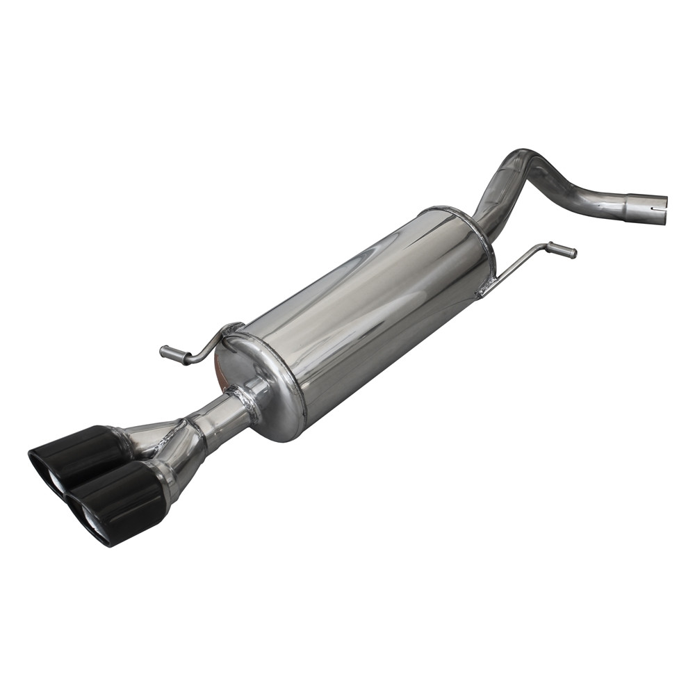 Inoxcar Silent Rear Exhaust 2X80 X-RACE BLACK EDITION VOLKSWAGEN POLO (tipo 6C) 1.8 GTi (192hp) após 2015 diam 55Array