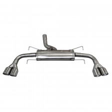 Silenciador traseiro Inoxcar Exhaust 2X80 X-RACE direita+esquerda OPEL GT 2.0 16V TURBO (264cv) depois de 2007