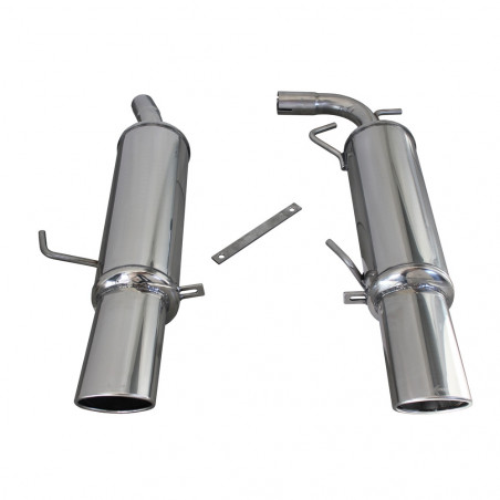 Inoxcar Central Silenciador Traseiro Escape 2X120X80 RENAULT CLIO 2 RS 2.0 fase 3 (182CV) 2004-2005 Inoxcar Central Silenciador Traseiro Escape 2X120X80 RENAULT CLIO 2 RS 2.0 fase 3 (182CV) 2004-2005