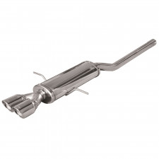 Escape Inoxcar Silencioso Trasero Central 2X80 X-RACE MINI COOPER 1.6 J.COOPER WORKS (211CV) 2009-2012 (Tipo R56)