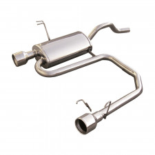 Escape Inoxcar Silencioso Silenciador traseiro direito + esquerdo 1X102 FIAT PUNTO (Tipo 188) 1.2 16V SPORTING (80CV) 1999-2003 