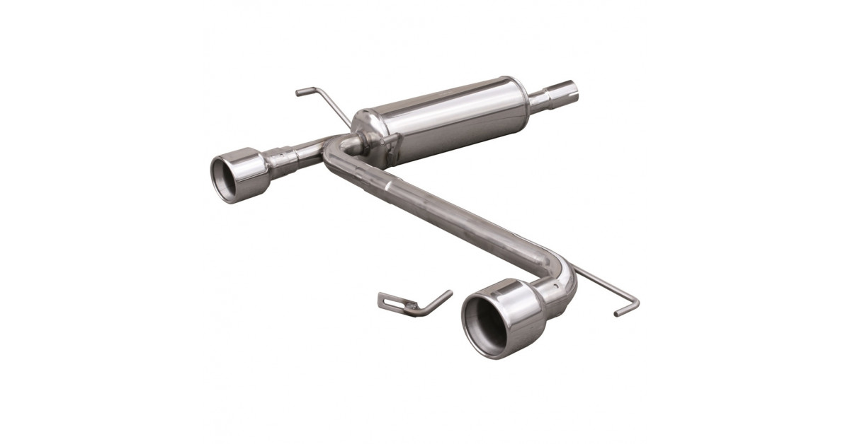 Escape Inoxcar Silenciador Silenciador traseiro direito + esquerdo 1X102 OPEL ASTRA H (Tipo GTC) 1.6 16V TURBO (180HP) depois de