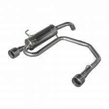 Escape Inoxcar Silencioso Trasero derecha + izquierda 1X102 RENAULT CLIO 2 RS 2.0 fase1 (172CV) 2000-2001 diám 54