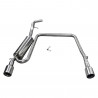 Escape Inoxcar Silencioso Trasero derecha + izquierda 1X102 VOLKSWAGEN GOLF 4 1.8 20V (125CV) 1997-2003 diám 50
