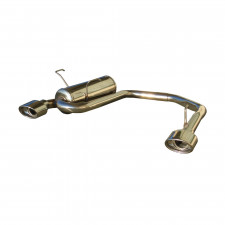 Escape Inoxcar Silencioso Trasero derecha + izquierda 1X120X80 PEUGEOT 106 fase 2 1.6 16V RALLYE / GTi / 1.6 16V 1996-2003