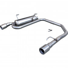 Escape Inoxcar Silencioso Trasero derecha + izquierda 1X80 PEUGEOT 206 HDI 1.6 (110CV) 2004-2006