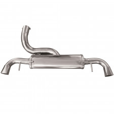 Escape Inoxcar Silencioso Silenciador traseiro direito+esquerdo OPEL ASTRA J OPC 2.0 TURBO (280hp) depois de 2012 dia 76