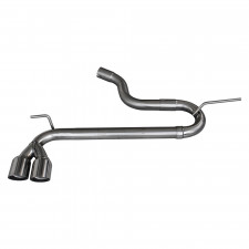 Escape Inoxcar Terminal sem silenciador traseiro 2X80 RACING SEAT LEON III series (Type 5F) 2.0 TDI FR (150hp) after 2014