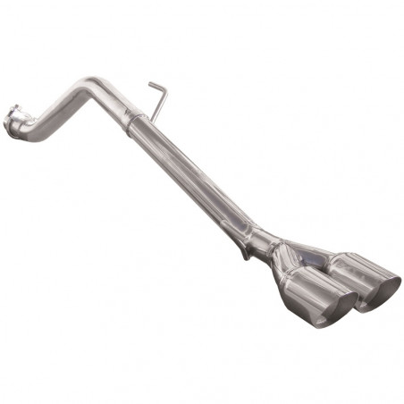 Escape Inoxcar Terminal sin Silencioso Trasero 2X80 RACING ABARTH GRANDE PUNTO 1.4 T-JET (155CV) después de 2007 diám 60