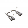 Escape Inoxcar Terminal sin Silencioso Trasero 2X90 RACING D+I SUBARU IMPREZA 4WD 2.5T WRX STi 10MY (300CV) 2010-2013