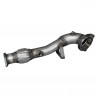 Tubo de escape de substituição do catalisador Inoxcar FORD FIESTA Mk7 ('13) 1.6 ST (180HP) após 2013 diam 54