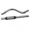 Escape Inoxcar Tubo Central con Silencioso RENAULT MEGANE 3 RS (250CV) d. de 2010 / 2.0 T RS TROPHY (265CV) d. de 2012 d70