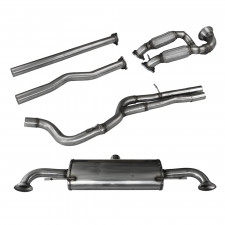 Escape Inoxcar Tubo Sustitución Catalizador (1° catalizador) (2° cata) + Silencioso Trasero D+I AUDI TT RS TFSi (340CV) 06+
