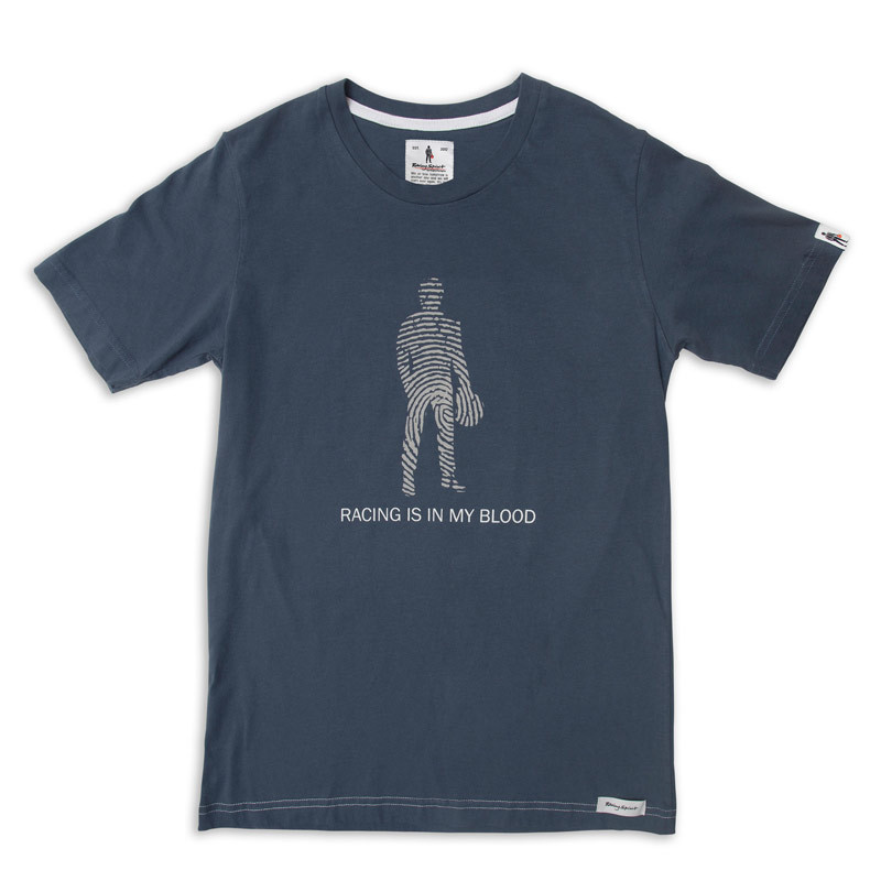 Camiseta Racing Spirit Racing is in my Blood Manga CortaArray