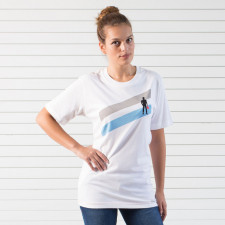 T-Shirt Racing Spirit Stripes 2 Manga curta