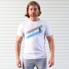 Camiseta Racing Spirit Stripes 2 Manga Corta