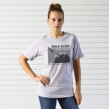 T-shirt de manga curta Racing Spirit Walk Slow