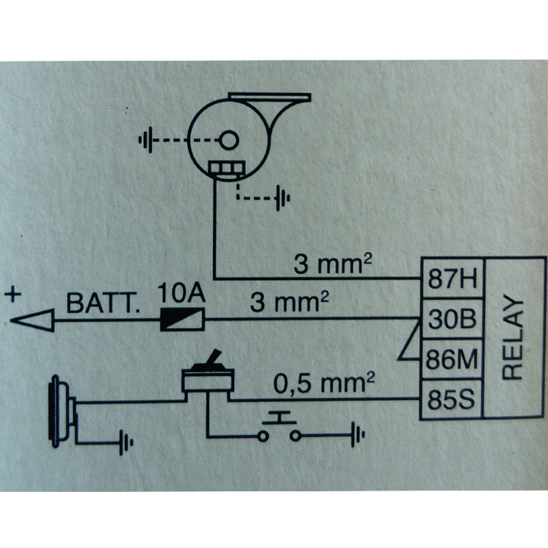 Buzina electromagnética Bratex 12VArray