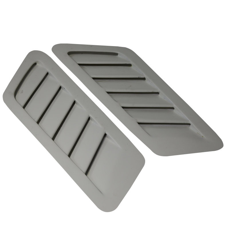Capota de fibra de vidro para a entrada de ar 49X20cm (X2)Array