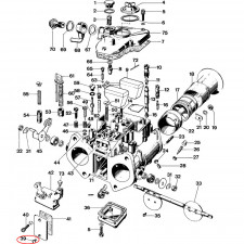 Tornillo Placa de Inspección Trasera Weber dibujo 39
