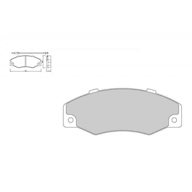 Pastillas de Freno Galfer 1055 Renault 19Array