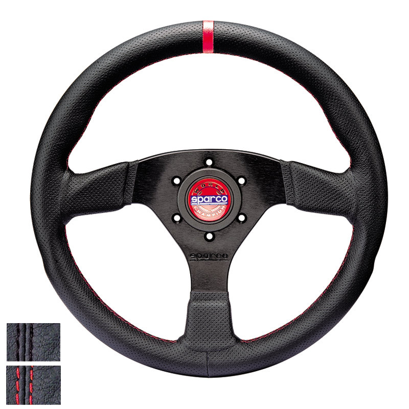 Volante Sparco R383 Champion Cuero PlanoArray