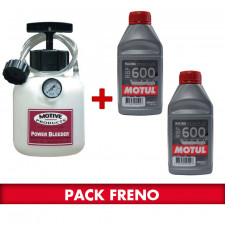 Embalagem Autopurge + 2 garrafas de líquido de travões Motul RBF 600
