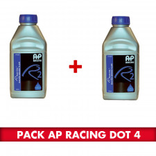 Embalagem 2 garrafas AP Racing DOT 4 Fluido de travões