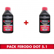 Pack 2 Bidones Líquido de Freno Ferodo DOT 5.1
